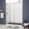 NicBex Shower Door 56-60" Wx74"H Sliding Shower Door with 5/16" (8mm) Tempered Glass with Reversible Installation - image 3 of 4