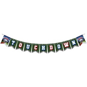 Treasures Gifted Football Banner - Football Party Supplies - 1 of 1
