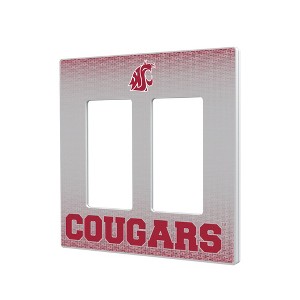 NCAA Pac-12 Universities Linen Hidden-Screw Light Switch Plate for Double Rocker - 1 of 4