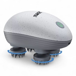 TRAKK Electric Head and Scalp Massager, Waterproof for Wet & Dry Use, Deep Tissue Stress Relief with 2 Interchangeable Massage Heads - 1 of 4