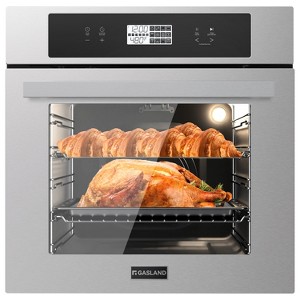 GASLAND 24" 2.6 Cu.ft Built-in Convection Single Wall Electric Oven with Rotisserie, Stainless Steel,  ES611TS - 1 of 4