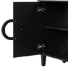 Modern Sideboard Buffet Cabinet, 4-Door Console Storage Cabinet With Round Door Handles, Storage Buffet Furniture - 4 of 4