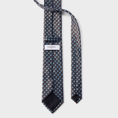 Men's Medallion Neck Tie - Goodfellow & Co Black - image 2