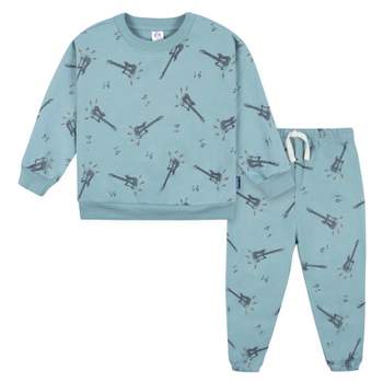Gerber Baby and Toddler Boys' 2-Piece Sweatshirt & Pant Set