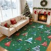 2x6 Runner Rug,Washable Rug for Home Decor,Indoor Non Slip Carpet,Soft Low Pile Christmas Rugs - 2 of 4