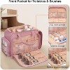 Travel Toiletry Bag for Women, Lightweight Wide-open Cosmetic Travel Bags for Toiletries - 3 of 3
