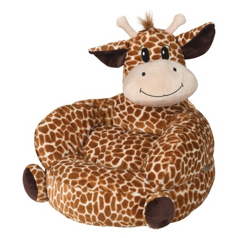 Kids plush best sale animal chair