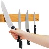 Good Cooking Magnetic Knife Strip w XL 18" Design- Powerful Magnet Wooden Knife Rack - 4 of 4
