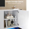 AMERLIFE U-Shaped Legs Fireplace TV Stand with Fireplace - 4 of 4