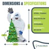 ProductWorks 32 Inch Bumble Christmas Tree Pre-Lit Yard Ornament Holiday Decor - 2 of 4