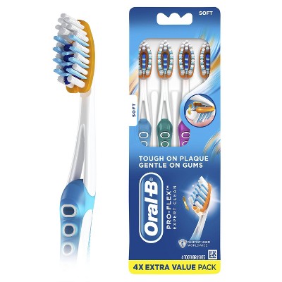 Oral-B Pro-Flex Expert Clean Manual Toothbrush Soft - 4ct