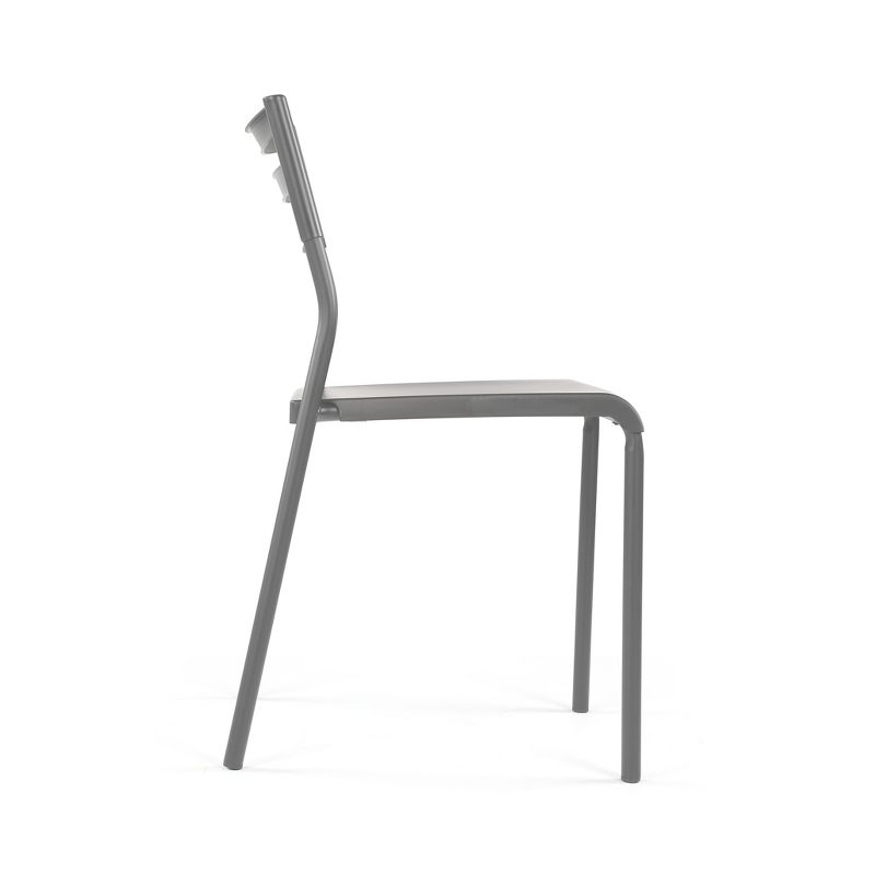 Plastic Desk Chair with Metal Frame - Humble Crew, 3 of 6