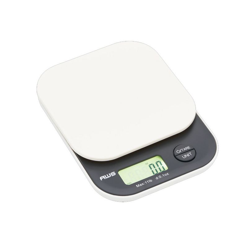 American Weigh Scales Vanilla Series Kitchen Scale High Precision Large Backlit LCD Display 11LB Capacity, 1 of 6