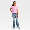 Girls' Short Sleeve 'Paris Heart' Graphic T-Shirt - Cat & Jack™ Rose Pink - 4 of 4