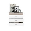 CAVINAS Dresser for Bedroom,Modern Dressers & Chest of Drawers with 3 Drawer and Metal Handles for Living Room,Office,Entryway - 4 of 4