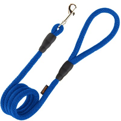 Gooby Mesh Leash Blue, 4 FT