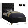 Meridian Furniture,Cruz Velvet Bed - 4 of 4