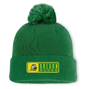 NCAA Oregon Ducks Cuffed Pom Hat - 1 of 2