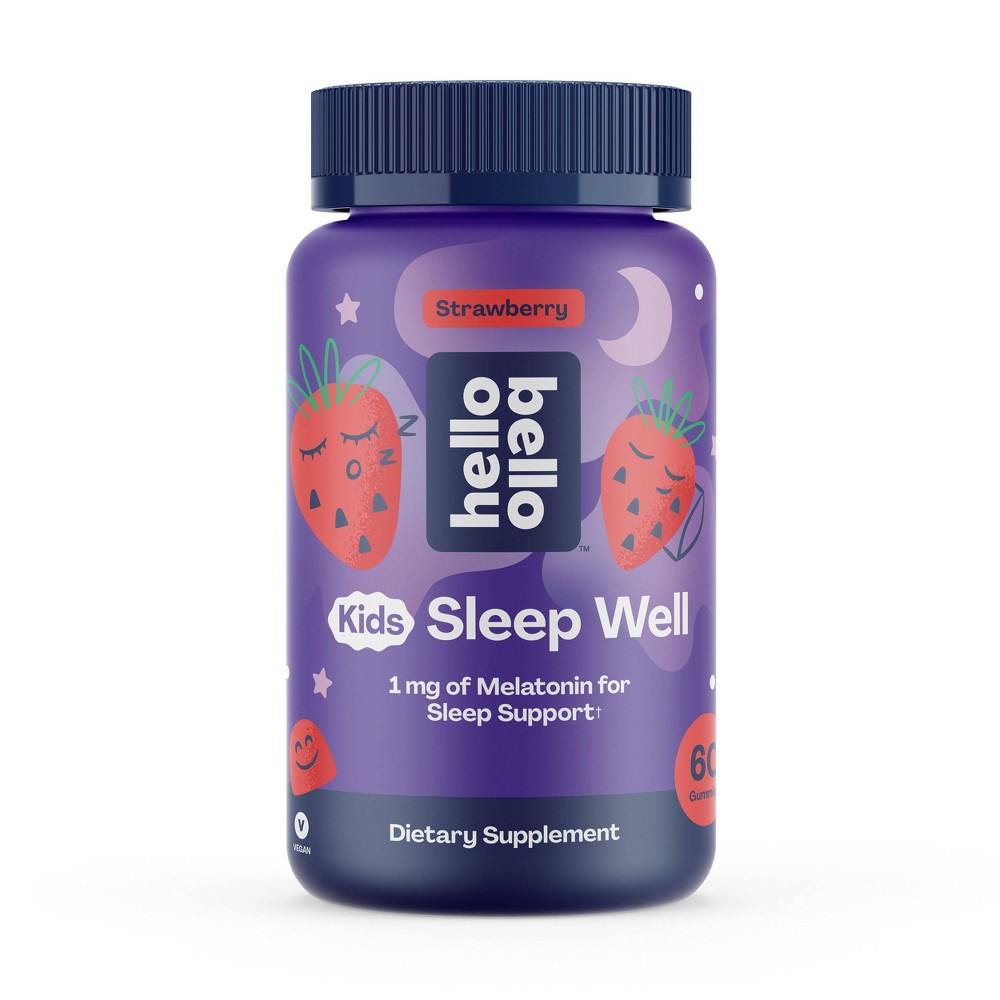 Hello Bello Kids' Melatonin Sleep Vitamin Vegan Gummies - 60ct