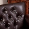 Modern Accent Club Chair, Button-Tufted Upholstered Armchair With Nailhead Trim - 3 of 4