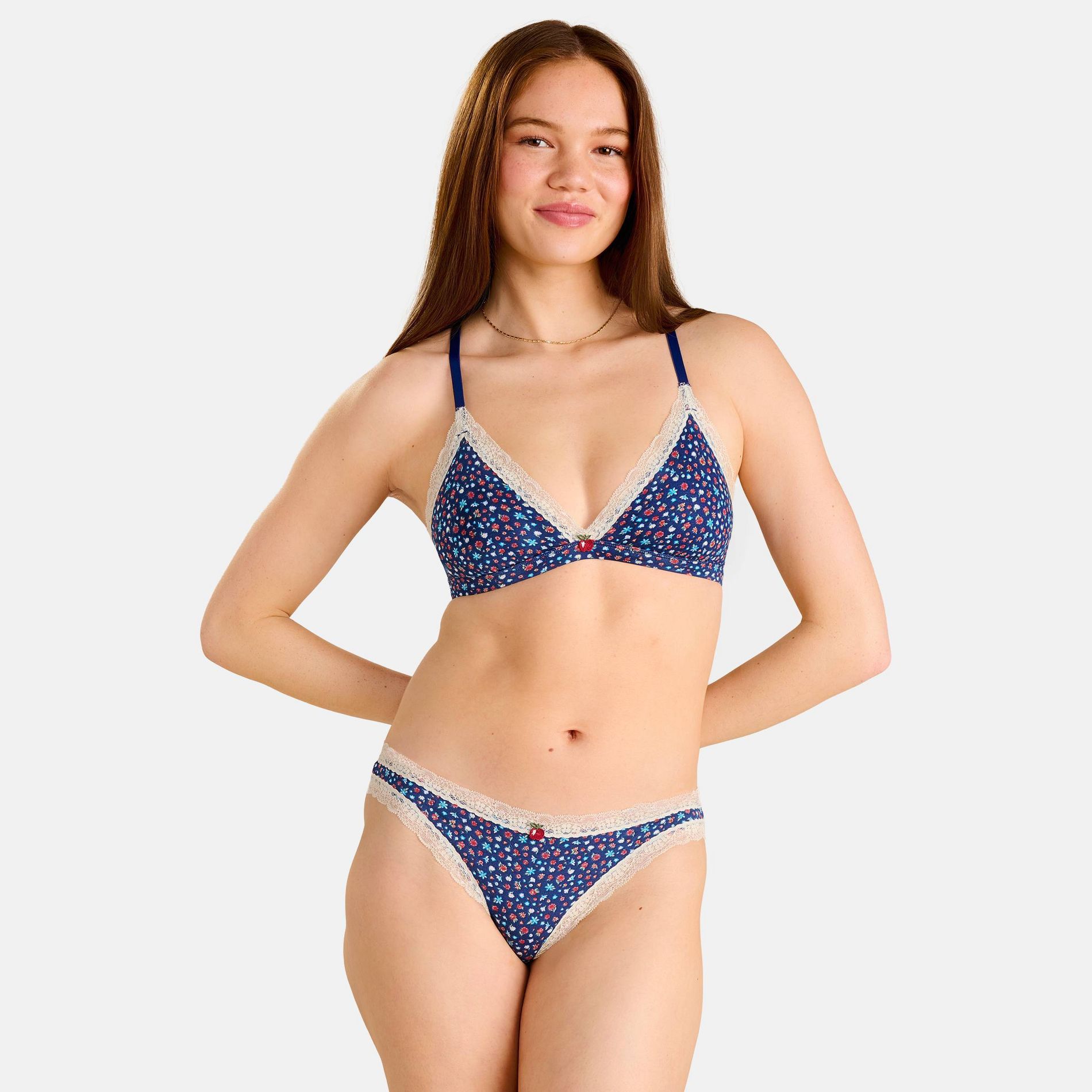 Fruit of the Loom Women's 2pk Fresh Cotton Bralette