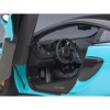 McLaren 600LT Fistral Blue and Carbon 1/18 Model Car by Autoart - 4 of 4