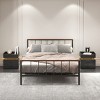 Accent Cabinet Modern with Decorative Lighting Component and Dual Drawers for Bedroom or Living Room - 3irtyhousy - 3 of 4