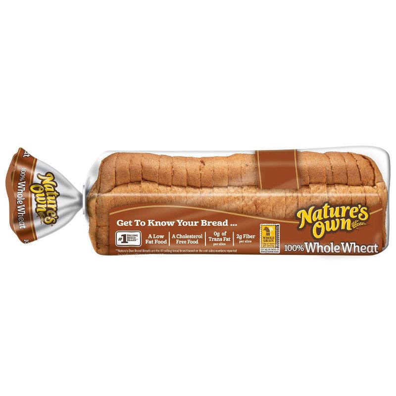 Nature&#39;s Own 100% Whole Wheat Bread - 20oz, 3 of 16