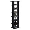 Vynxaria Modern 7-Tier Slim Shoe Rack, Compact Organizer, Durable Design - 3 of 4