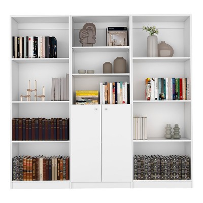 NicBex 11 Shelves File Cabinet with 1 Cabinet,Office Cabinet with Tier-Shelving Design,Modern Storage Cabinet,Filing Cabinet for Home Office