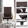 LACOO Mid-Back Faux Leather Desk Chair - 3 of 4