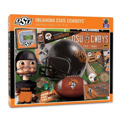 NCAA Oklahoma State Cowboys Throwback Puzzle 500pc