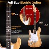Pyle 6-String ST Style Electric Guitar Kit with 5W Amplifier, Gig Bag, and Accessories - 3 of 4