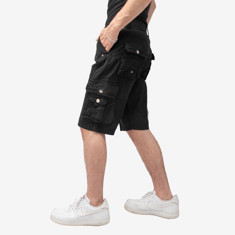 X RAY Men's Belted 12.5" Inseam Knee Length Cargo Shorts (Big & Tall), 4 of 6
