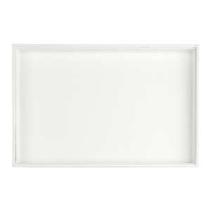 Unique Bargains PU Leather White Jewelry Organizer Trays with Removable Dividers - 1 of 4