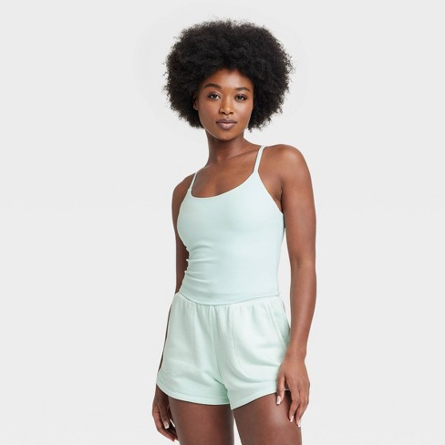 Women's Everyday Soft Cami Crop Tank Top - All In Motion™ Mint Green S :  Target