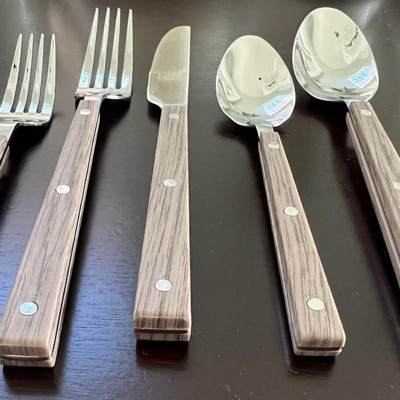 20pc Sussex Flatware Set Gold - Threshold™