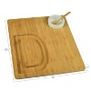 Picnic at Ascot Monogrammed Bamboo Charcuterie, Cheese & Cracker Serving Board - 3 of 3