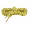 INSPIRE CHIC Reflective Dual Color Checkered Woven Flat Shoelaces 2 Pairs - 2 of 4