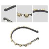 Unique Bargains Women's Bling Faux Pearl Sparkle Rhinestone Padded Headband 0.59 Inch Wide 1 Pc - 3 of 4
