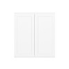 HOMLUX Easy-DIY 12 in D in Shaker White Ready to Assemble Wall Kitchen Cabinet 2 Doors-2 Shelves - 4 of 4