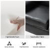 Set of 2 Gianluigi Transitional Vegan Leather Armchair with Nailhead Trim for Bedroom and Living Room| ART OF LIVING DESIGNS - 3 of 4