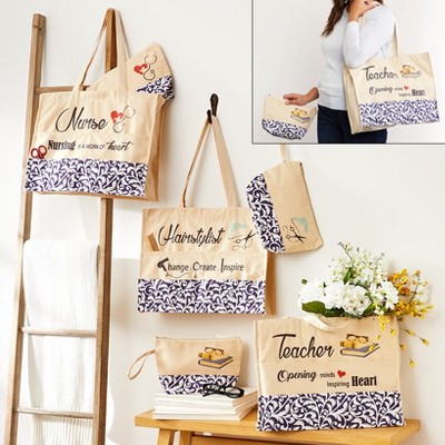 The Lakeside Collection Occupational Tote Bag and Pouch