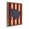Stupell Industries United States Map on Stripes, 18" x 18" - 3 of 4