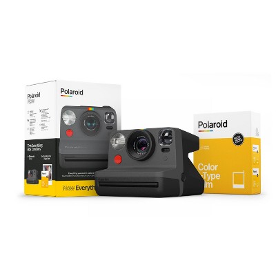 Polaroid Now Camera and Film Bundle - Black