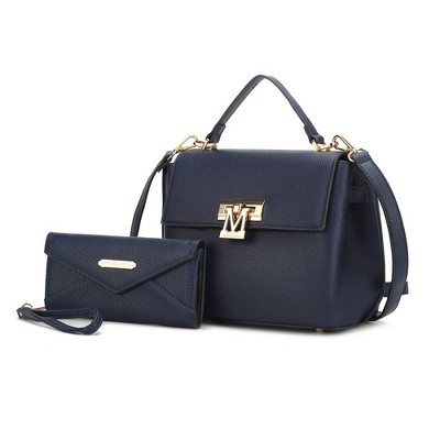MKF Collection Hadley Women’s Satchel Bag with Wristlet Wallet by Mia K