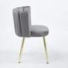NicBex Accent Chair Living Room Chair with Golden Legs Set of 2 Comfy Chair with Comfortable Backrest for Dining Room - 4 of 4