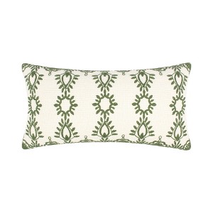Bretton Woods Green Pillow 12x24 -Levtex Home - 1 of 3