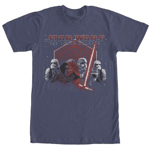 Men's Star Wars The Force Awakens Stormtroopers and Kylo Ren Distressed T-Shirt - 1 of 4