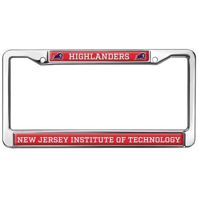 New Jersey Institute of Technology Mascot Full Size Standard License Plate Metal Frame